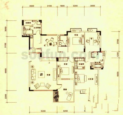 東門農(nóng)貿(mào)旁邊 5躍6 送80平花園 大套4